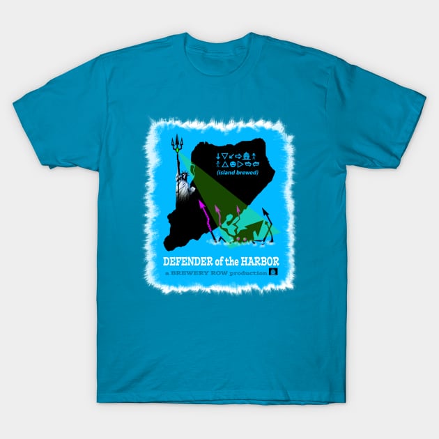 Island Brewed: Statue Defender T-Shirt by breweryrow